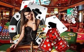 Tampilan kategori permainan slot online dan live casino di hoki89